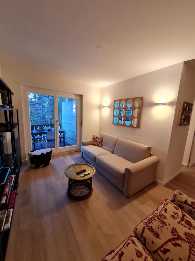 Sankt Moritz Dorf Charme Apartment Dış mekan fotoğraf