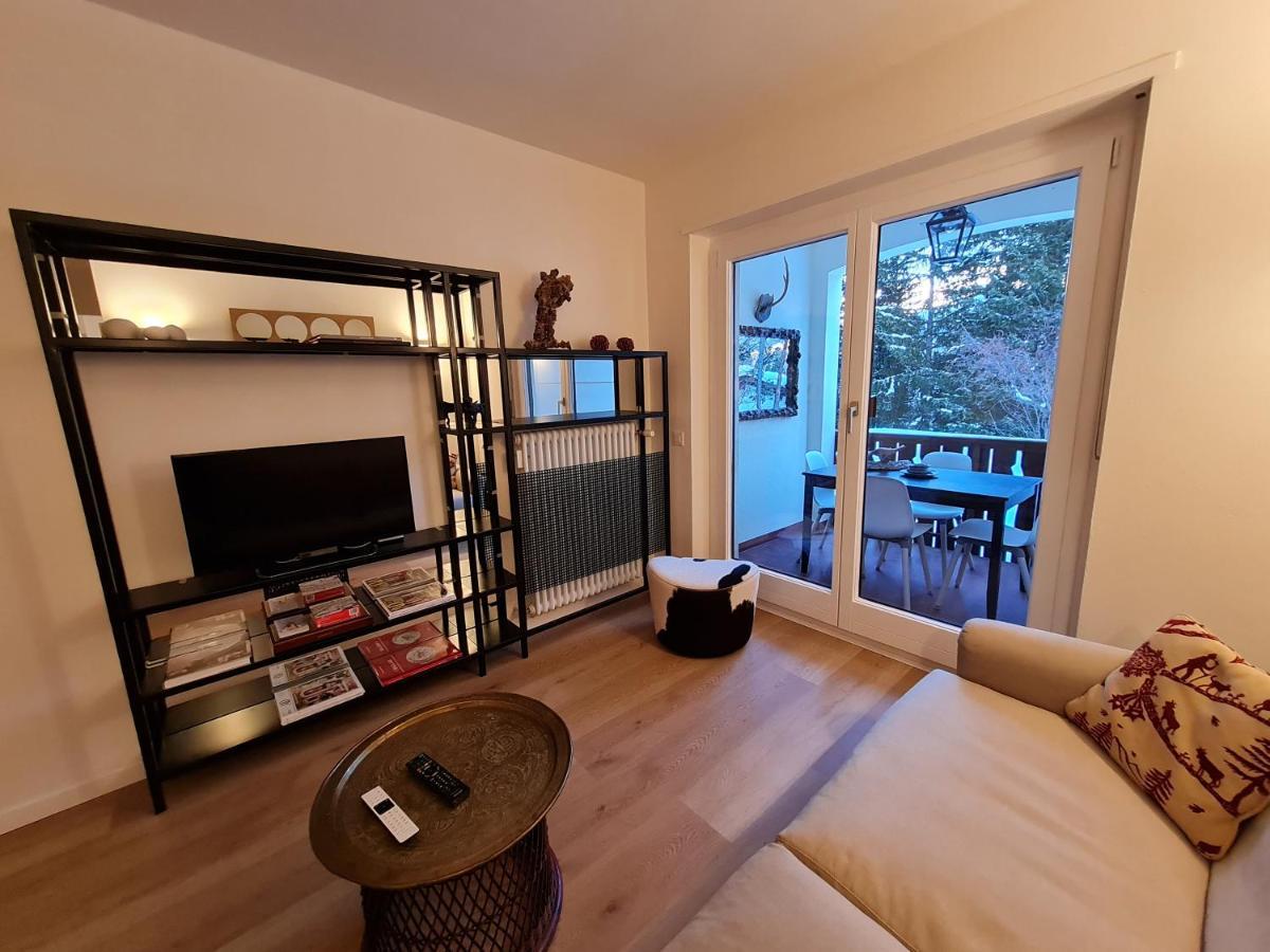 Sankt Moritz Dorf Charme Apartment Dış mekan fotoğraf